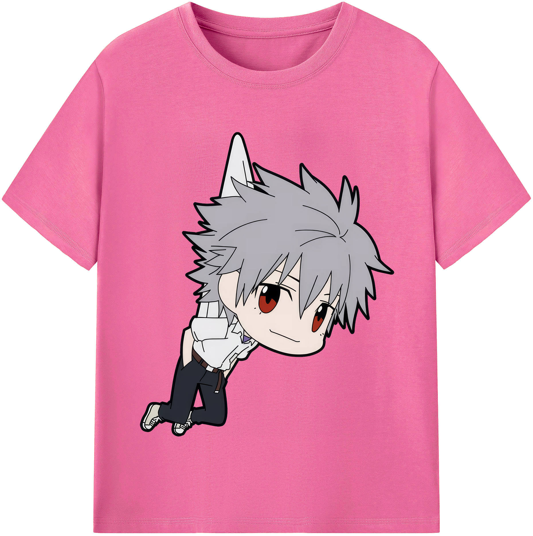 （画像用） EVA 新世紀エヴァンゲリオン レディースカジュアルプリントTシャツ（綿100％）
